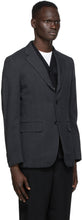 Comme des GarÃ§ons Homme Deux Grey Wool Twill Blazer
