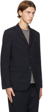 Comme des GarÃ§ons Homme Deux Navy Wool Twill Blazer