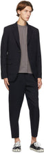 Comme des GarÃ§ons Homme Deux Navy Wool Twill Blazer