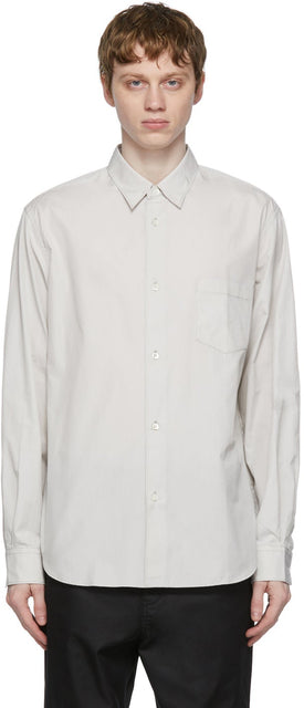 Comme des GarÃ§ons Homme Grey Broadcloth Shirt - Tableau de Broadcle gris de Homme des garçons - comme des garÃ§ons homme gray broadclore 셔츠