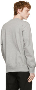 Comme des GarÃ§ons Homme Grey Logo Sweatshirt