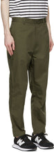 Comme des GarÃ§ons Homme Khaki Cotton Chino Trousers