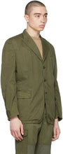 Comme des GarÃ§ons Homme Khaki Twill Blazer