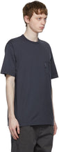 Comme des GarÃ§ons Homme Navy Garment-Dyed Pocket T-Shirt