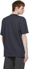Comme des GarÃ§ons Homme Navy Garment-Dyed Pocket T-Shirt
