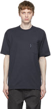 Comme des GarÃ§ons Homme Navy Garment-Dyed Pocket T-Shirt - T-shirt de poche teinté de vêtements de garnie Homme des garçons - comme des garÃ§ons Homme Navy 의류 염색 포켓 티셔츠