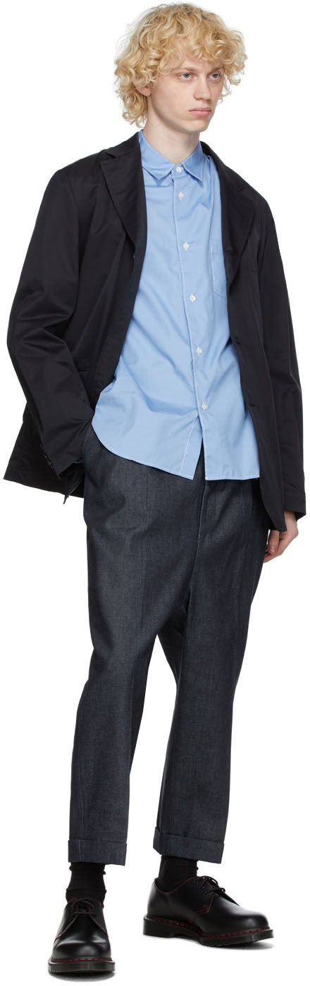 Comme des GarÃ§ons Homme Navy Twill Blazer