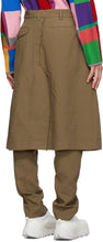 Comme des GarÃ§ons Homme Plus Beige Thick Oxford Skirted Trousers