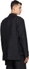 Comme des GarÃ§ons Homme Plus Black Double Twill Garment-Treated Blazer