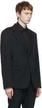 Comme des GarÃ§ons Homme Plus Black Gabardine Blazer