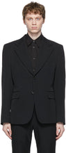 Comme des GarÃ§ons Homme Plus Black Gabardine Blazer - Commez des garçons Homme plus Black Gabardine Blazer - comme des garÃ§ons homme plus 검은 가베린 블레이저