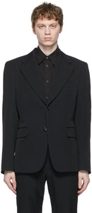 Comme des GarÃ§ons Homme Plus Black Gabardine Blazer - Commez des garçons Homme plus Black Gabardine Blazer - comme des garÃ§ons homme plus 검은 가베린 블레이저
