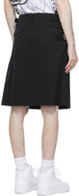 Comme des GarÃ§ons Homme Plus Black Gabardine Skort