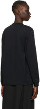 Comme des GarÃ§ons Homme Plus Black Logo Pocket Long Sleeve T-Shirt