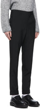 Comme des GarÃ§ons Homme Plus Black Tropical Wool Trousers