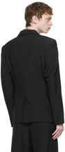 Comme des GarÃ§ons Homme Plus Black Tropical Wool x Taffeta Blazer