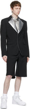 Comme des GarÃ§ons Homme Plus Black Tropical Wool x Taffeta Blazer