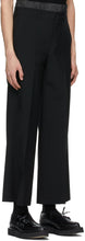 Comme des GarÃ§ons Homme Plus Black Wool Wide-Leg Trousers