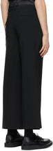 Comme des GarÃ§ons Homme Plus Black Wool Wide-Leg Trousers