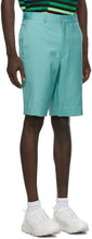 Comme des GarÃ§ons Homme Plus Green Wool Gabardine Shorts