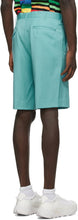 Comme des GarÃ§ons Homme Plus Green Wool Gabardine Shorts
