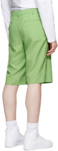Comme des GarÃ§ons Homme Plus Green Wool Shorts