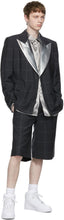 Comme des GarÃ§ons Homme Plus Grey Windowpane Shorts