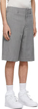 Comme des GarÃ§ons Homme Plus Grey Wool Serge Shorts