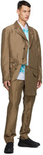 Comme des GarÃ§ons Homme Plus Khaki Double Twill Garment-Treated Blazer