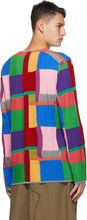 Comme des GarÃ§ons Homme Plus Multicolor Intarsia Crewneck Sweater