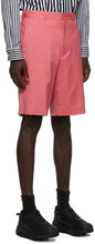 Comme des GarÃ§ons Homme Plus Pink Wool Gabardine Shorts