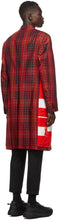 Comme des GarÃ§ons Homme Plus Red Tartan Katsuragi Coat