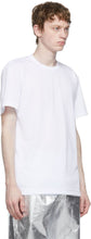 Comme des GarÃ§ons Homme Plus White Jersey T-Shirt