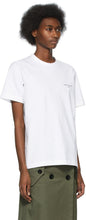 Comme des GarÃ§ons Homme Plus White Logo T-Shirt