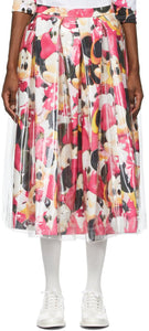 Comme des GarÃ§ons Multicolor Disney Edition Mickey Mouse Transparent Layered Skirt - Table des garçons Multicolore Disney Edition Mickey Mouse Jupe en couches transparentes - comme des garÃ§ons 여러 가지 빛깔의 디즈니 에디션 미키 마우스 투명한 층 스커트