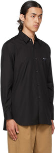 Comme des GarÃ§ons Play Black Heart Patch Shirt