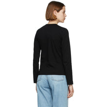Comme des GarÃ§ons Play Black Layered Heart Long Sleeve T-Shirt