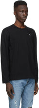Comme des GarÃ§ons Play Black Monochrome Heart Patch Long Sleeve T-Shirt