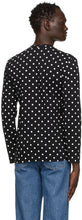 Comme des GarÃ§ons Play Black Polka Dot Heart Patch Long Sleeve T-Shirt