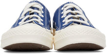 Comme des GarÃ§ons Play Blue Converse Edition Half Heart Chuck 70 Low Sneakers