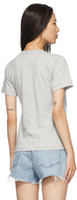 Comme des GarÃ§ons Play Grey Sideways Heart T-Shirt