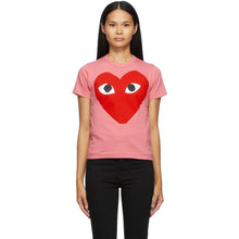 Comme des GarÃ§ons Play Pink Big Heart T-Shirt
