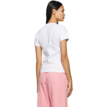 Comme des GarÃ§ons Play White Camo Heart T-Shirt