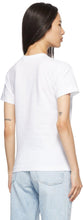 Comme des GarÃ§ons Play White Wide-Fit Heart Patch T-Shirt