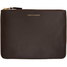 Comme des GarÃ§ons Wallets Brown Large Classic Line Zip Pouch - Portefeuilles Brown Brown Line Classic Line Poche Zip - comme des garÃ§ons 지갑 갈색 대형 클래식 라인 지퍼 파우치