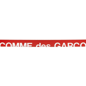 Comme des GarÃ§ons Wallets Red Huge Logo Belt