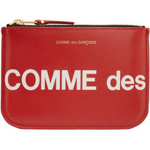 Comme des GarÃ§ons Wallets Red Huge Logo Pouch - Commez des garçons Portefeuilles rouges énormes logo pochette - comme des garÃons 지갑 레드 거대한 로고 주머니