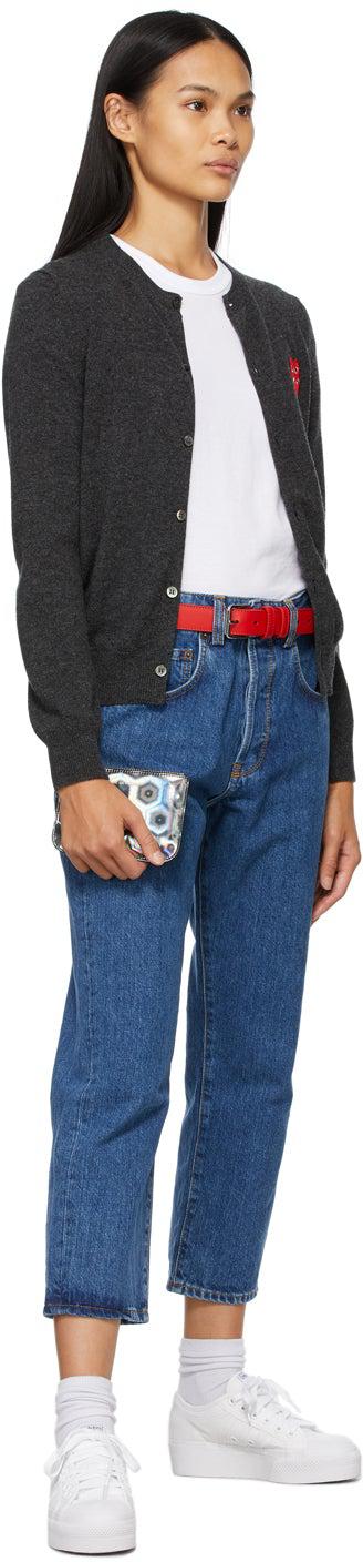 Comme des GarÃ§ons Wallets Silver Small Rainbow Pouch