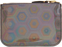 Comme des GarÃ§ons Wallets Silver Small Rainbow Pouch - Portefeuilles d'argent des garçons d'argent - comme des garÃ§ons 지갑 실버 작은 무지개 파우치