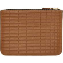 Comme des GarÃ§ons Wallets Tan Large Brick Pouch